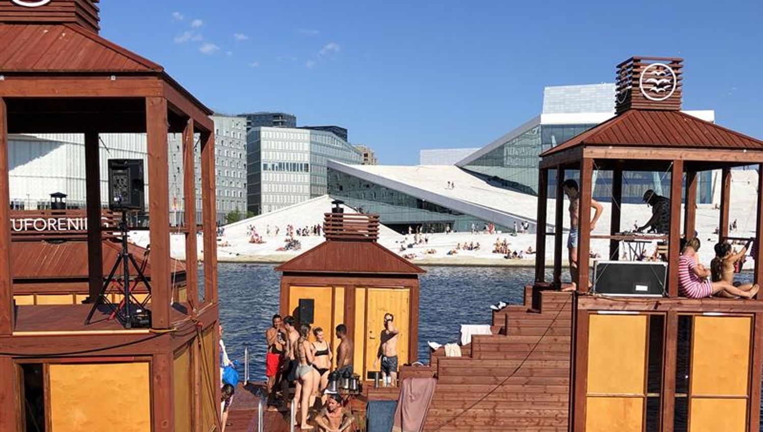 Bademaschinen in Oslo