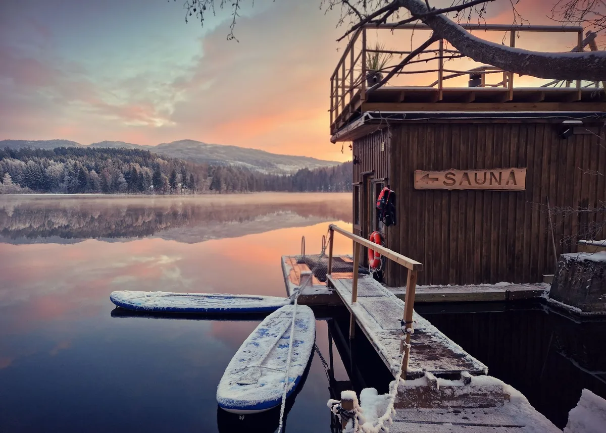 Flyt Fjordsauna in Jevnaker