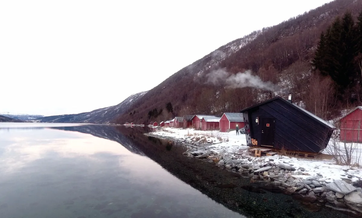 Grjotangr Sauna in Gratangsbotn
